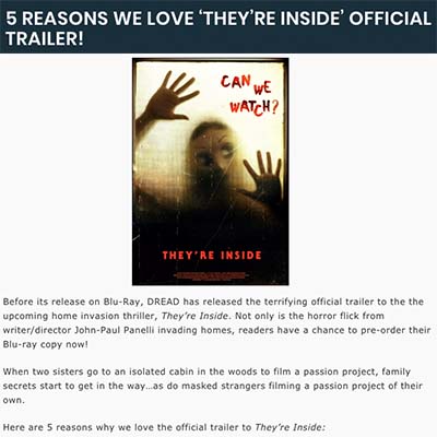 5 REASONS WE LOVE ‘THEY’RE INSIDE’ OFFICIAL TRAILER!